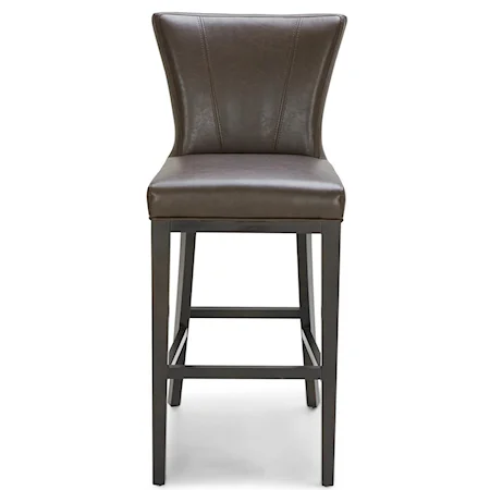 Casual Upholstered Counter Stool